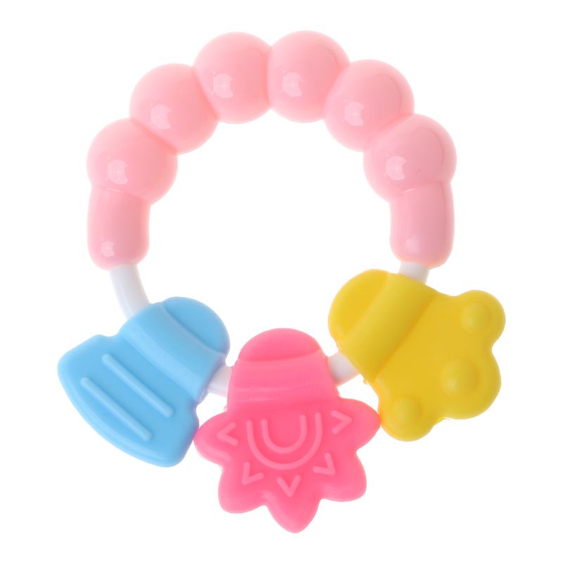 Mary Mainan Rattle Teether Bahan Silikon Untuk Bayi