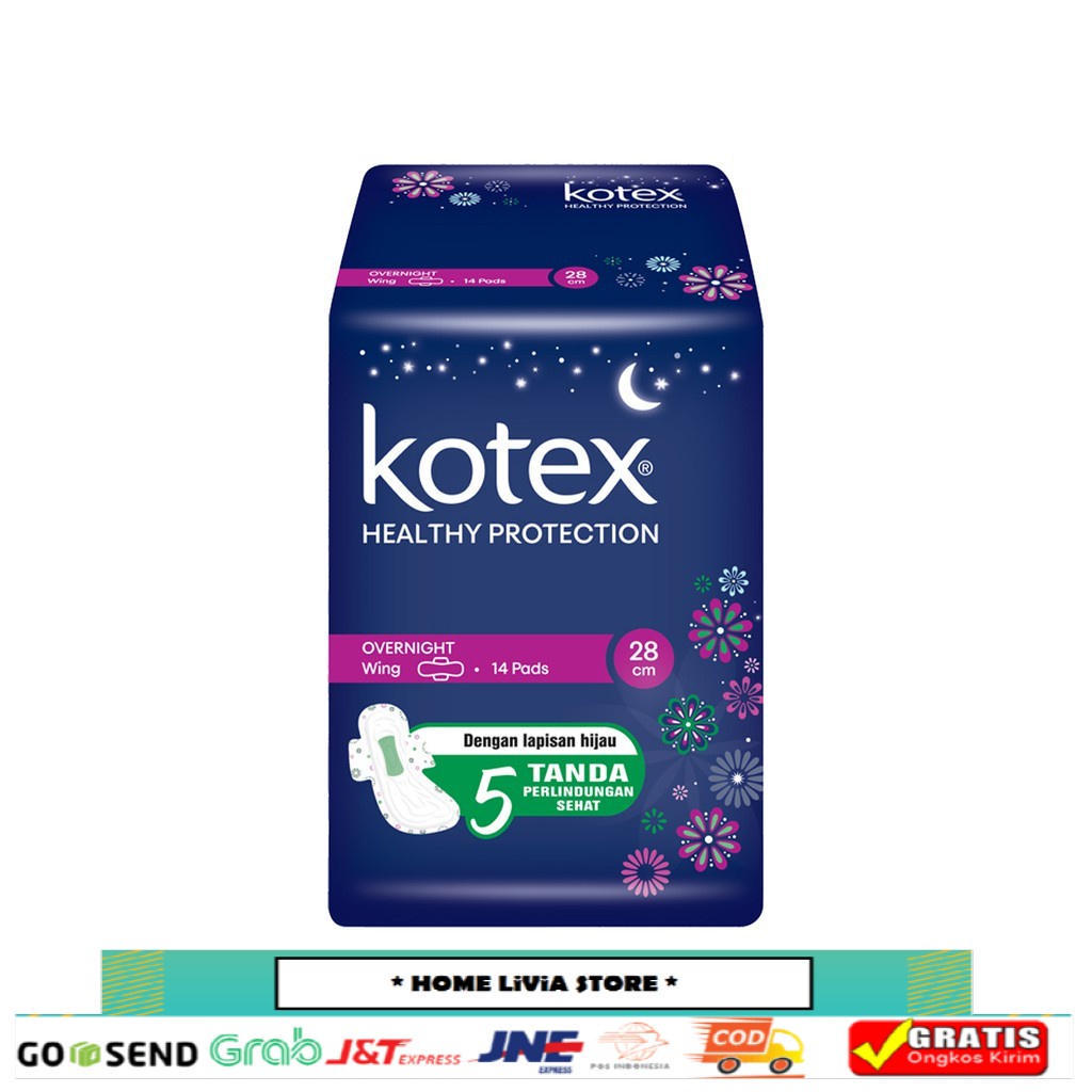 Kotex Healthy Pro Overnight 28cm (GIFT)