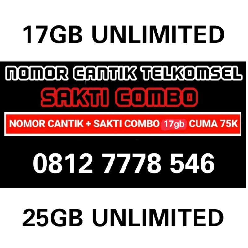 Nomor cantik 11 digit telkomsel simpati 4g lte sakti combo