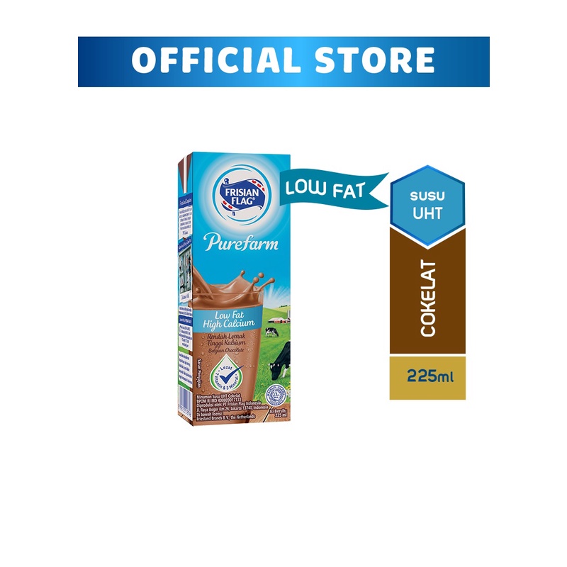 

Frisian Flag Susu Cair Low Fat Cokelat 225Ml - Alhanan/04