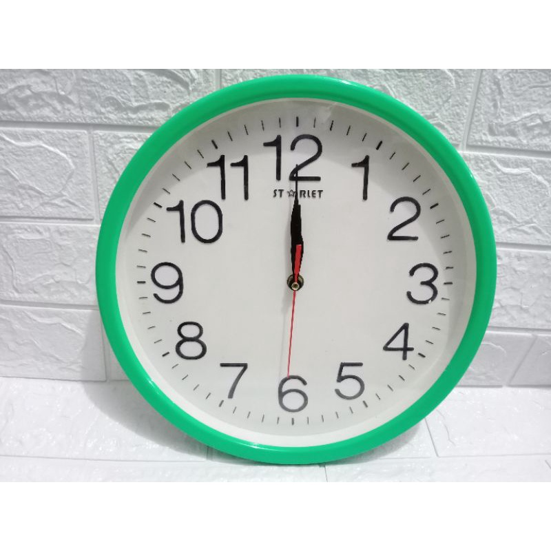 jam dinding starlet 888/jam dinding polos/jam dinding simpel