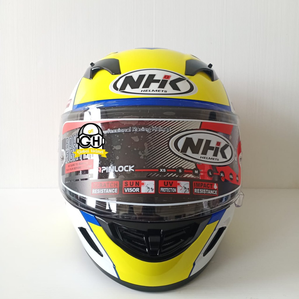 HELM NHK GP1000 SXR BLACK YELLOW NHK GP 1000 NHK GP1K