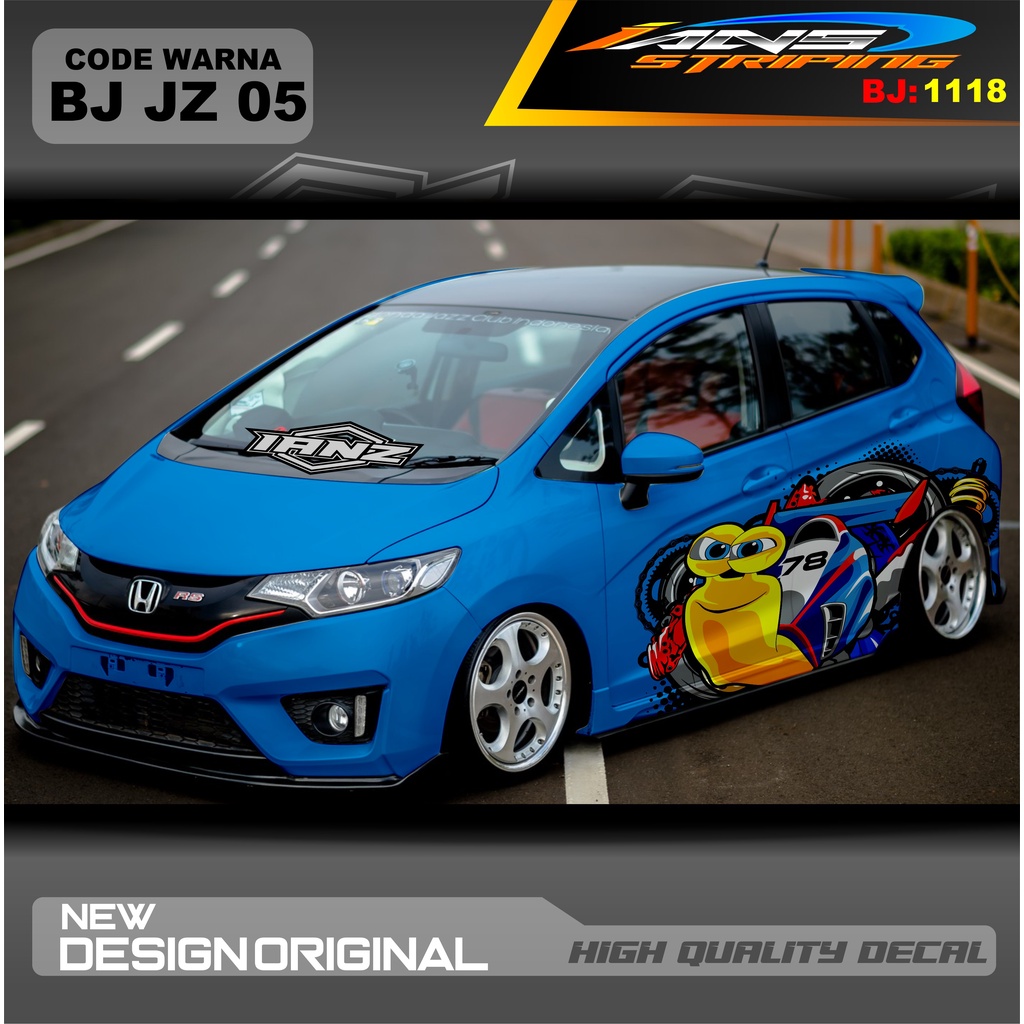 STICKER MOBIL JAZZ / STIKER MOBIL BRIO / DECAL STIKER MOBIL SWIFT / STIKER MOBIL TOYOTA / DECAL STICKER MOBIL / STIKER YARIS AYLA