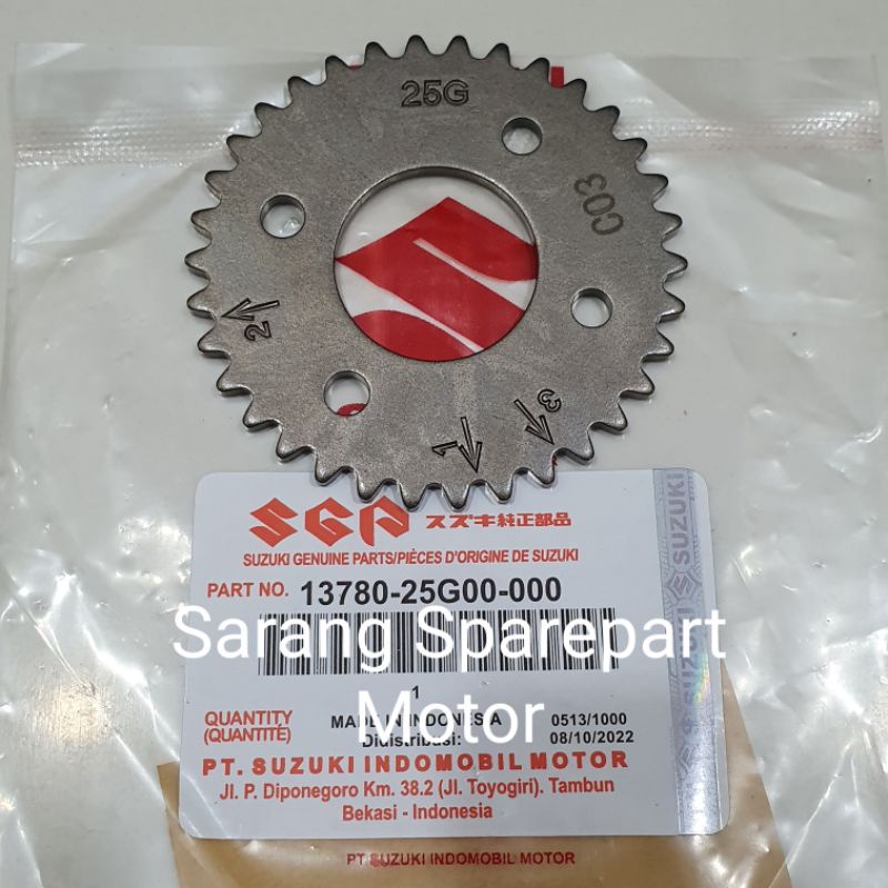 Gigi Sentrik Gear Gigi Penggerak Klep Satria Fu 150