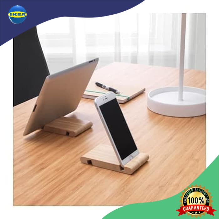 Stand HP Kayu Unik BERGE Hp Holder Tempat Dudukan Stand Hp Tab Tablet Ponsel - IKEYA SET