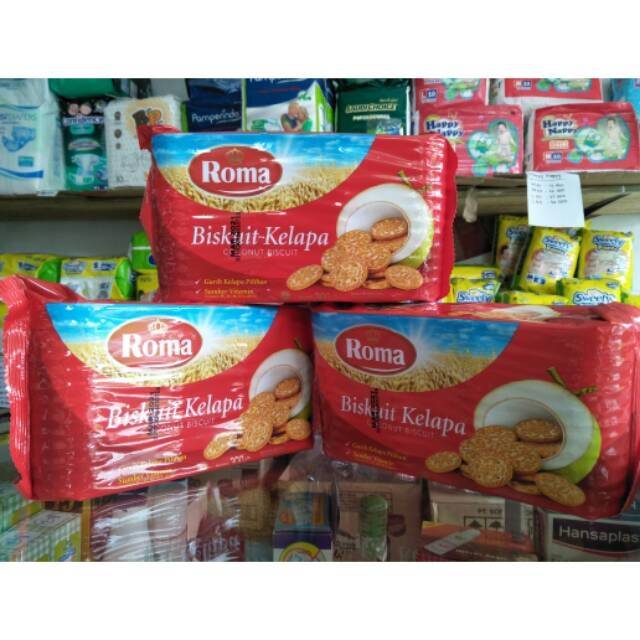 Jual Biskuit Roma Kelapa 300 Gr Isi 28 Bungkus Karton Shopee Indonesia