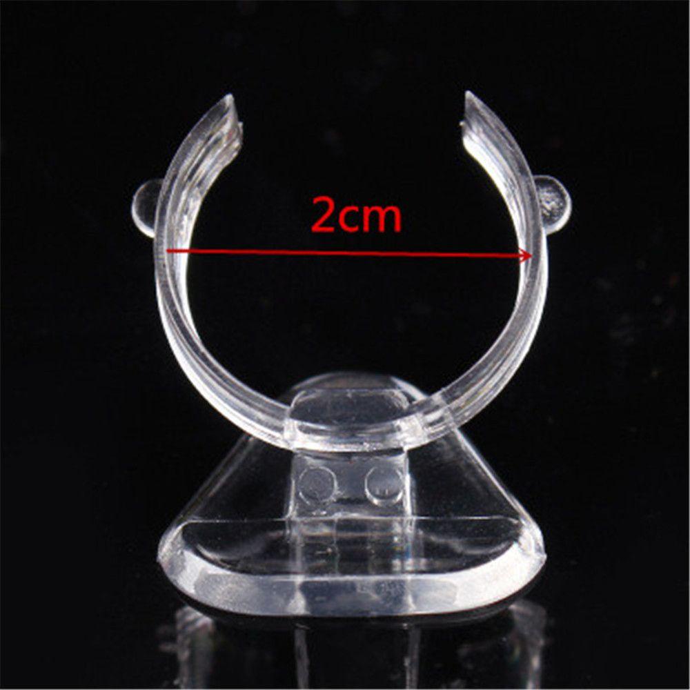 [Elegan] 5pcs Tempat Cincin Perlengkapan Perhiasan Plastik Bening Transparan