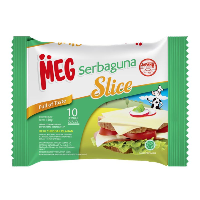 

MEG Keju Slice Serbaguna 10's