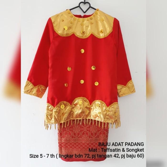 Adat Anak Baju / Pakaian Adat Padang Anak Perempuan Sumbar Kartini