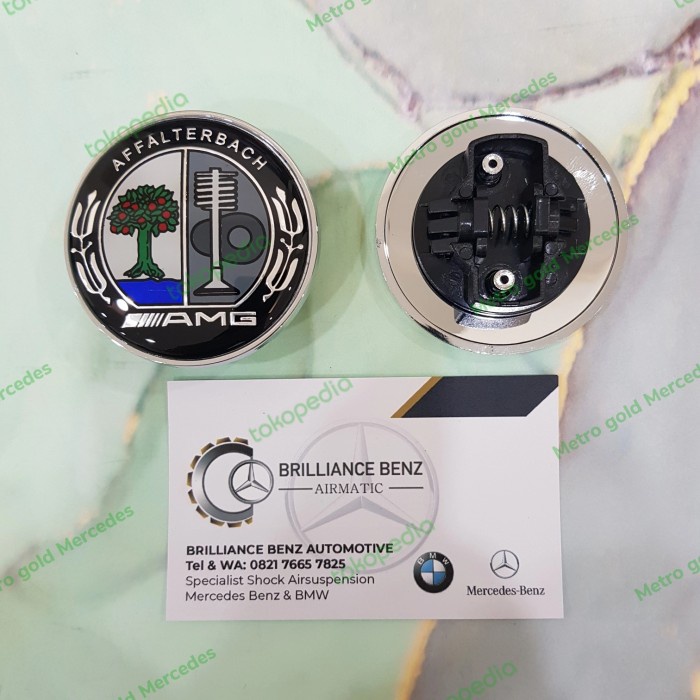 Emblem AMG Kap Mesin 57mm AMG W203 W204 W211 W212 W213 Affalterbach
