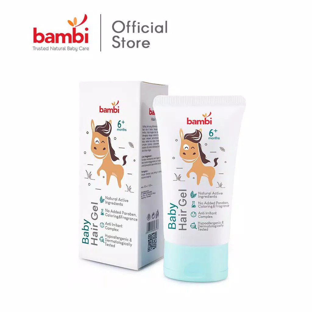 ♥BabyYank♥ BAMBI BABY HAIR GEL 50ML - POMADE ANAK - POMADE BAYI