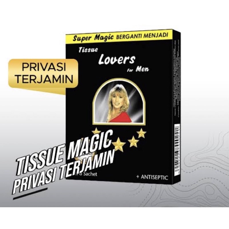 TISUE MAGIC LOVERS ISI 6 PCS