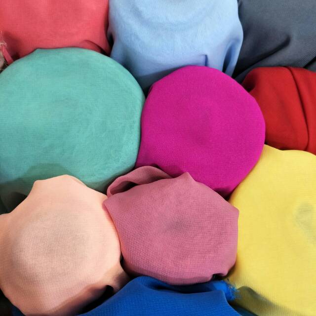 KAIN BAHAN SIFON CHIFFON DOUBLE HYCON