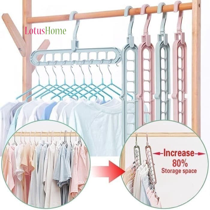 Magic Hanger Gantungan Baju Organizer 9 in 1 As Seen on TV Serbaguna