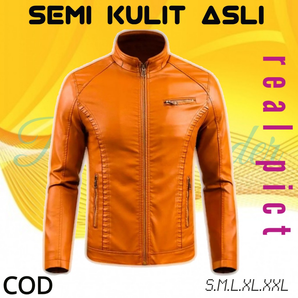 [New Trend] Jaket Kulit Pria Original Elegan Botz super keren gaya 2021