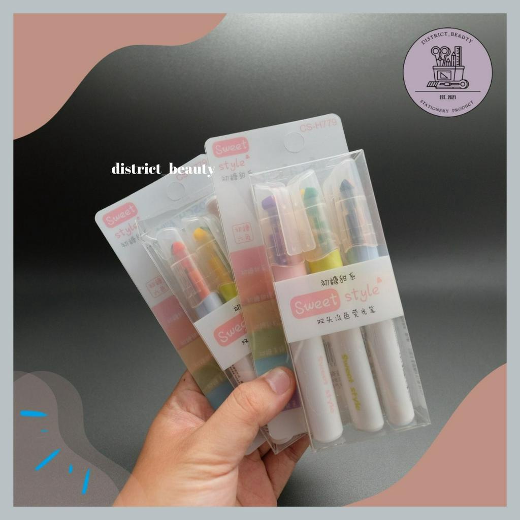 

STABILO KEMBAR VIRAL HIGHLIGHTER 3 COLOR IN 1 CSH-779 TERMURAH 1 BOX ISI 3 PCS