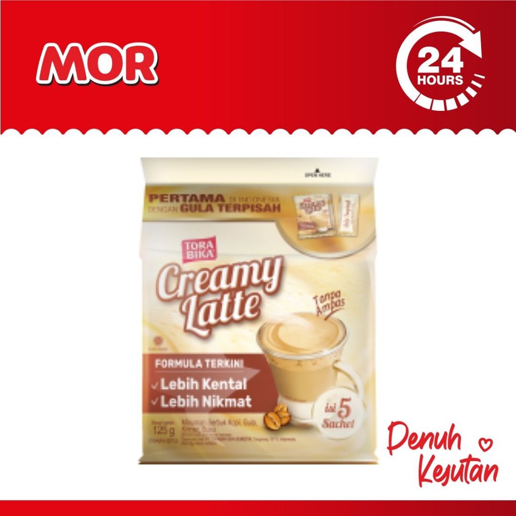 

TORABIKA Creamy Latte Box Kopi Latte Krim Susu Bubuk Instan 5 s