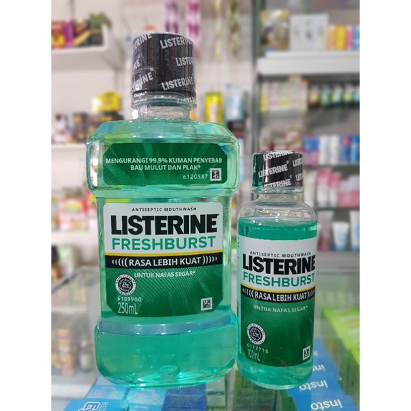 Listerine Freshburst 100ml &amp; 250ml/ Larutan Kumur/ Bau Mulut