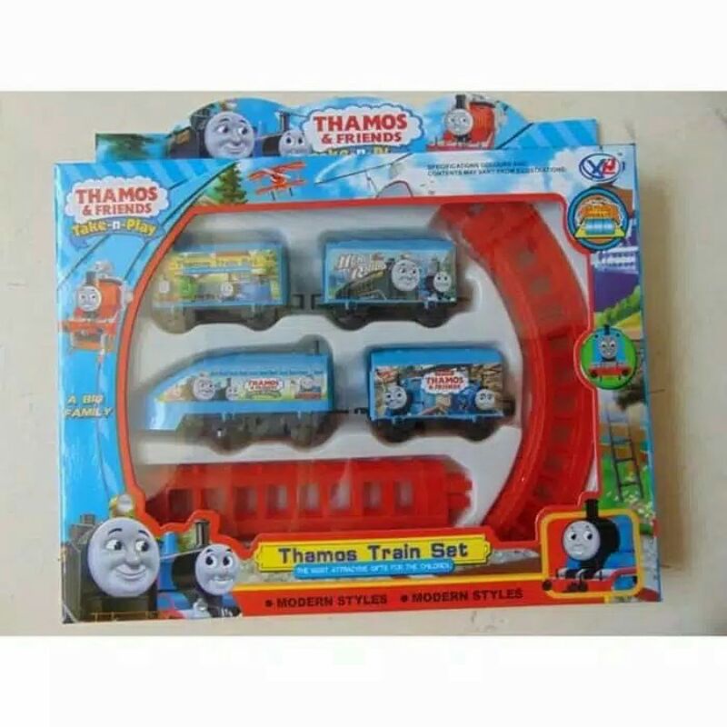 Mainan anak kereta Thomas baterai mainan thomas mainan kereta api