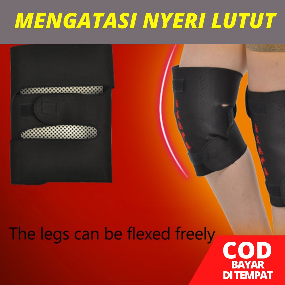 ALAT TERAPI LUTUT MAGNETIK SABUK TERAPI PEMANAS NYERI LUTUT DEKER DENGKUL KAKI HG05