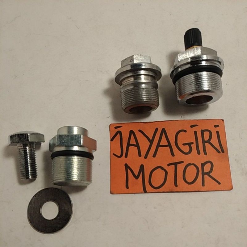 1 Pc Baut Tutup As Shock GL Pro 100 Win Oring Depan Shok Sok Atas Crank Arm Cap Probolt Pipa Honda