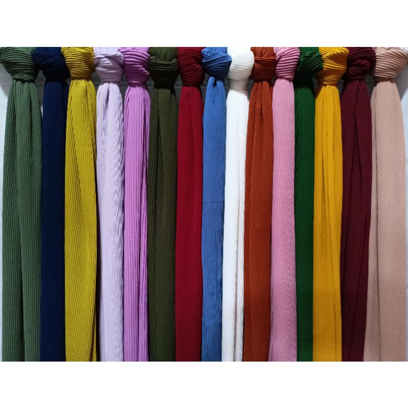 pashmina plisket lidi