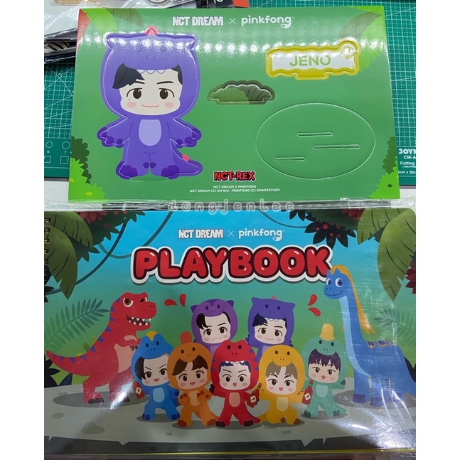 nct dream pinkfong playbook only standee only jeno pc photocard dino abc