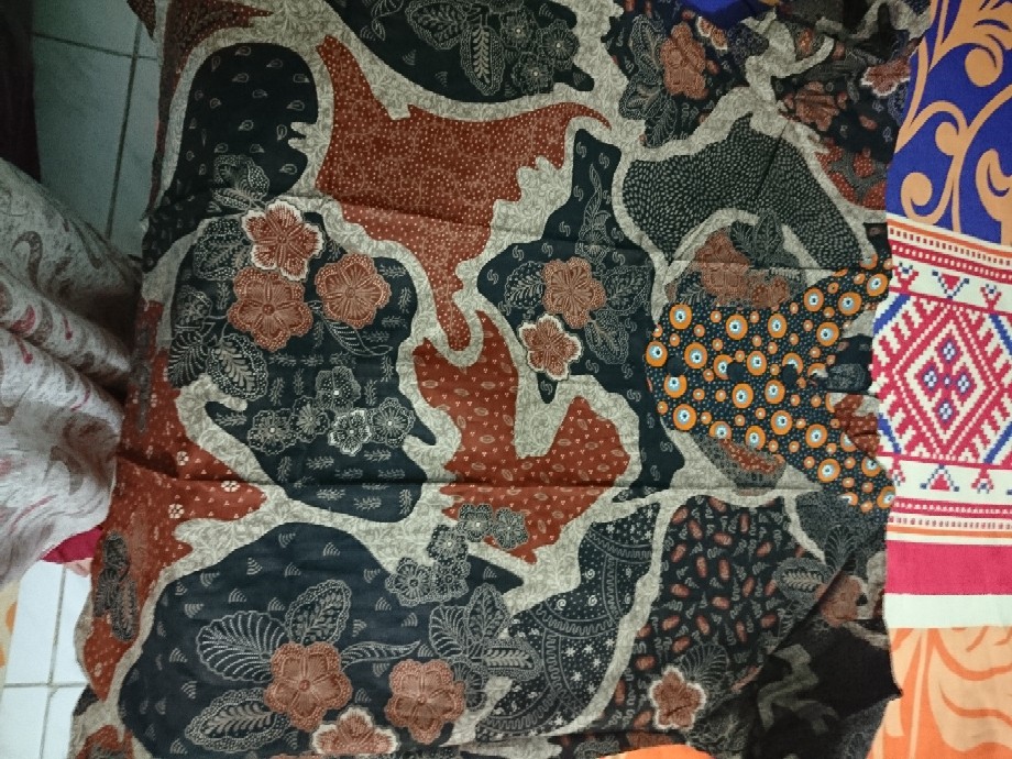 Atasan Baju Batik Fashion Wanita Muslim Tunik Super Jumbo Xxxl 3l 4l 5l Ld 140 Oversize Modern Modis