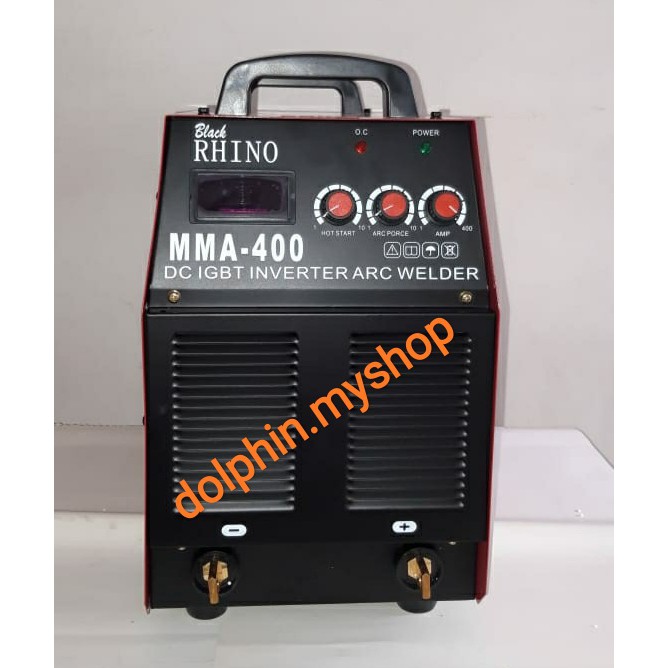 RHINO MMA 400 - MESIN LAS INVERTER 400A TRAFO LAS IGBT 3 PHASE