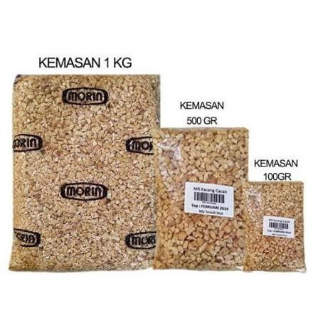 

Morin Kacang Tanah Sangrai / Tumbuk / Cacah Panggang 500gr, 250gr, 100gr REPACK