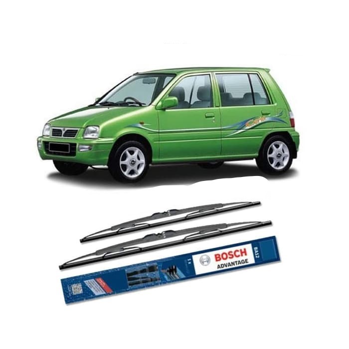 Wiper Bosch Advantage Daihatsu Ceria 18&quot; &amp; 16&quot; Sepasang Wiper Daihatsu Kiri Kanan Bosch