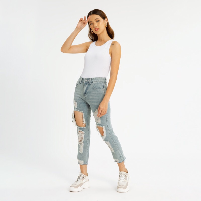 VIERLIN - Jeans 8707 - RIPPED JEANS