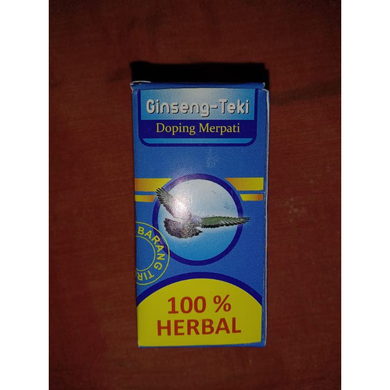 Gingseng Teki Doping Merpati Obat Vitamin Burung Merpsti Pos Dara