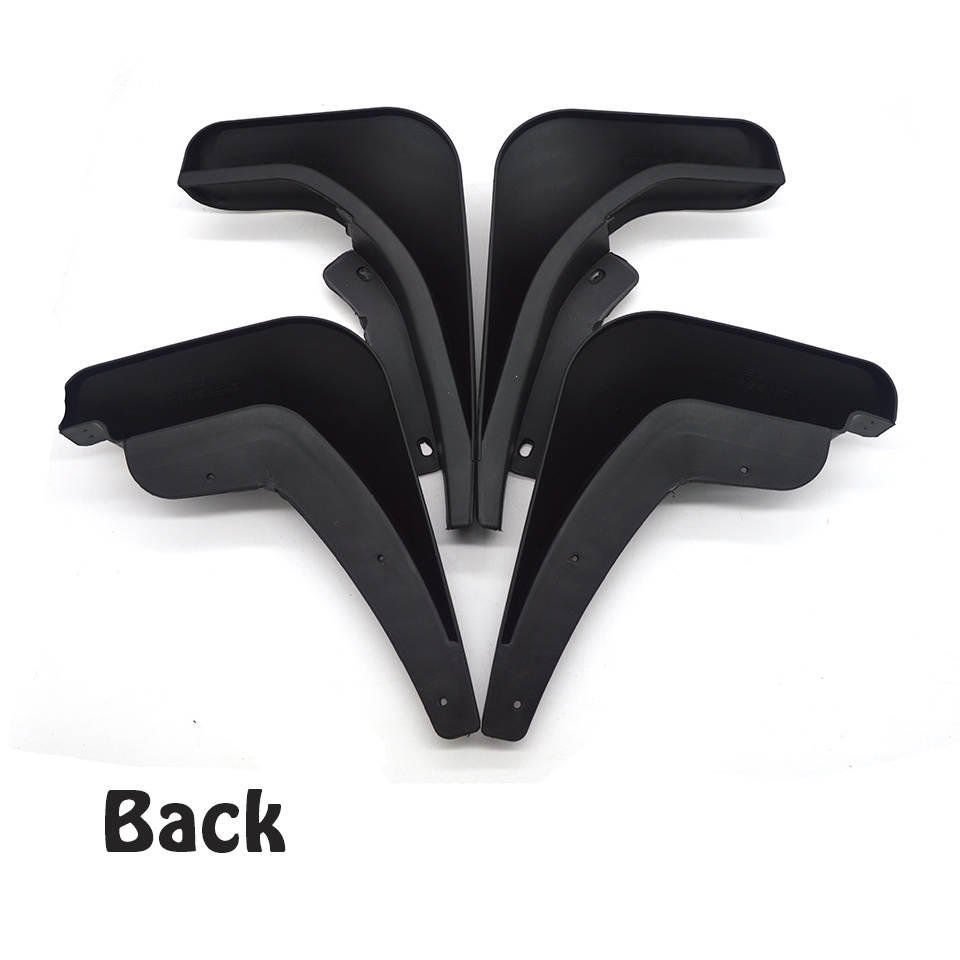 1 Set Mud Flap Pelindung Splash Untuk Fender Mobil Ford Fiesta 2009-2016