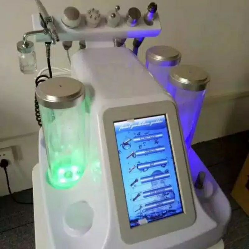 Alat Facial Hydra 6in1 Vacum Bubble OXY Spray RF Cold Ultrasonic
