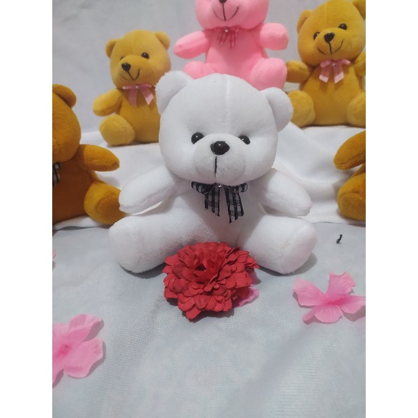 BONEKA BERUANG BUKET WISUDA HAMPERS+- 17CM/ TEDDY BEAR PINK/COKLAT/CREAM