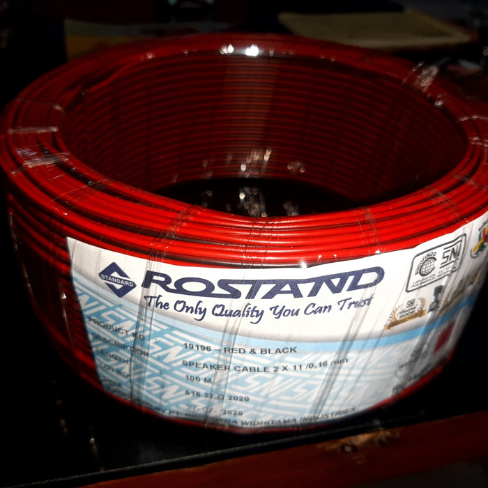 kabel nyz 2x11 rostand 100m sni sucofindo Termurah