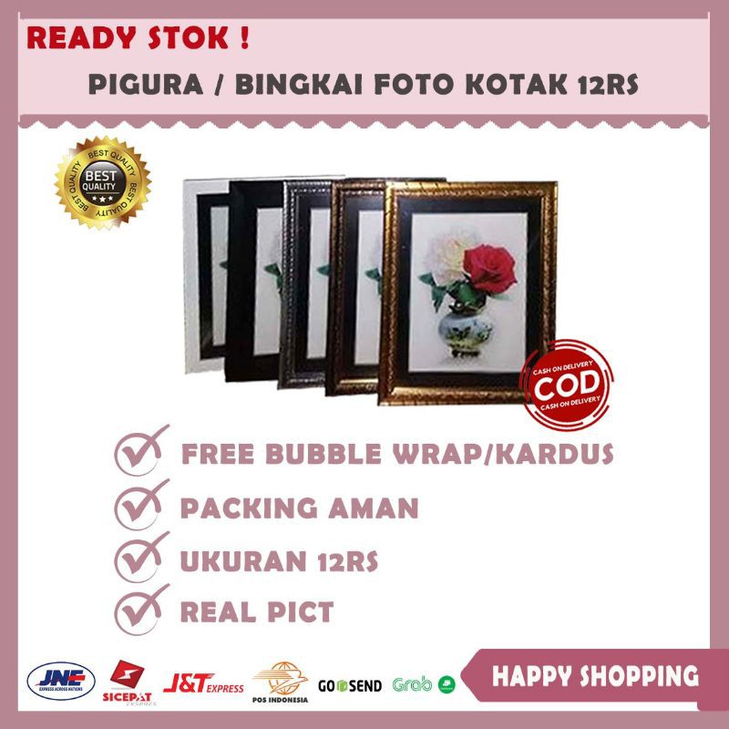 Pigura Foto Kotak Ukuran 12RS