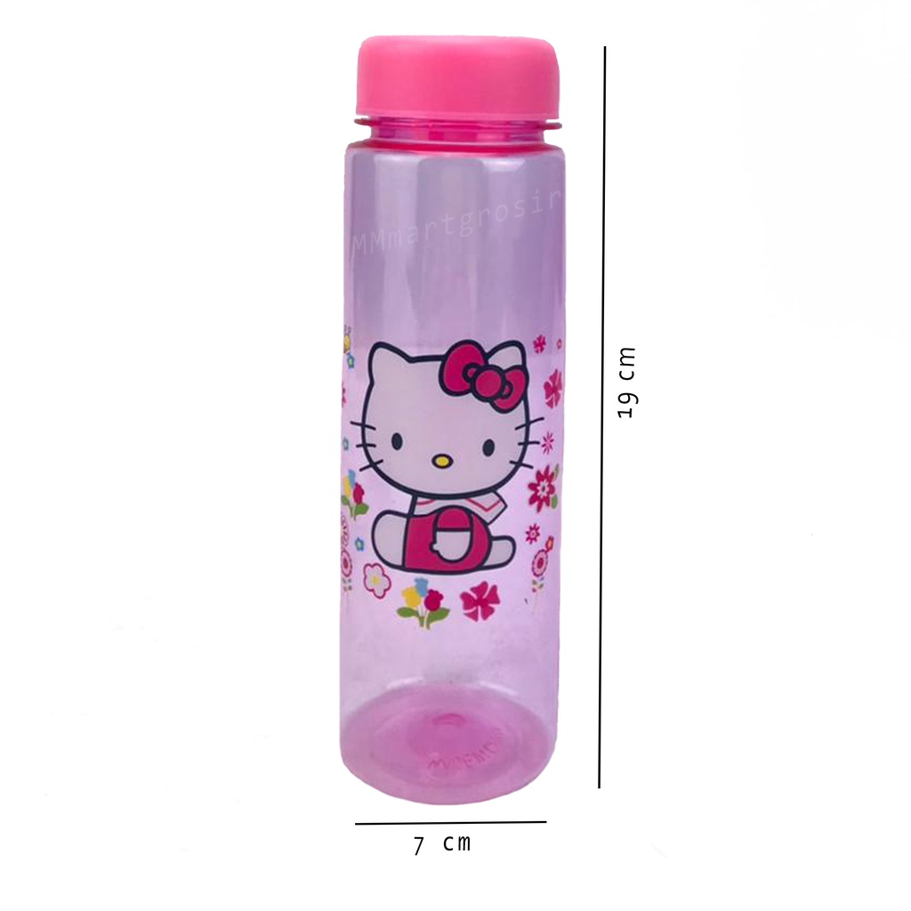 My Bottle/My Bottle Sarung Busa/botol minum/karakter gambar Hello Kitty/Pink Muda / 500ml