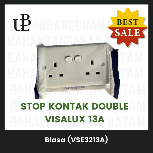 Stop Kontak Double Visalux 13A