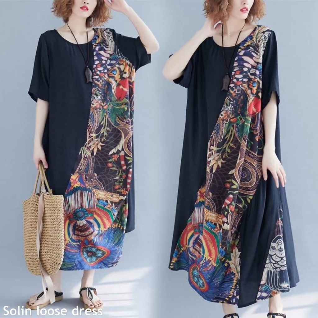 Solin loose dress - Thejanclothes