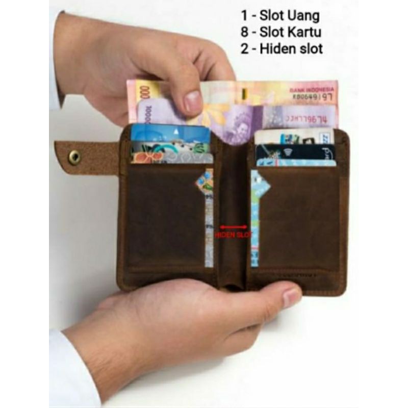 DOMPET PRIA CRAZY HORSE VINTAGE CLASSIC