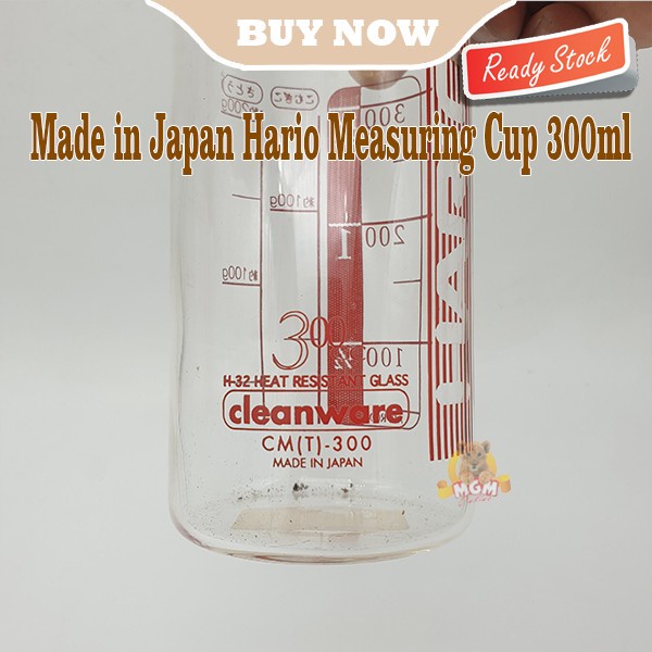 Made in Japan Measuring Cup 300ml lab beaker Glass Heat resistant