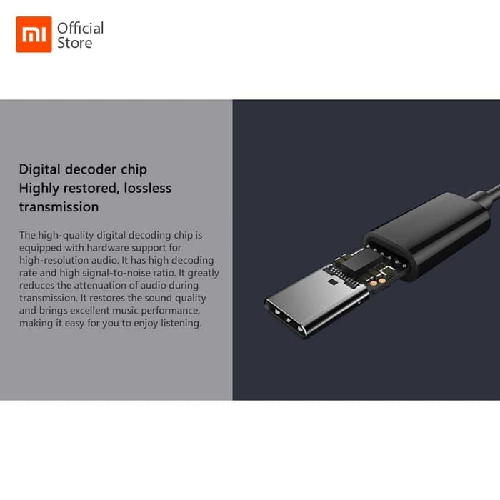 Headset Xiaomi Mi Dual Driver Earphone Type C Original