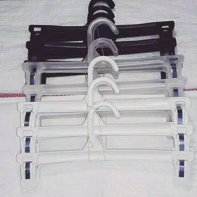 6 PCS Hanger gantungan jepit 20 cm // 25 cm // 30 cm