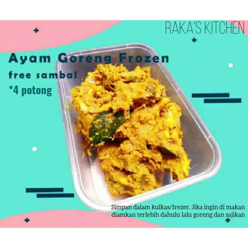 

Ayam ungkep serundeng lengkuas (1 ekor)