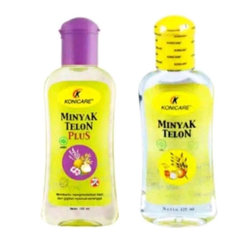 KONICARE MINYAK TELON PLUS LAVENDER UNGU ukuran 60 ml 125 ml