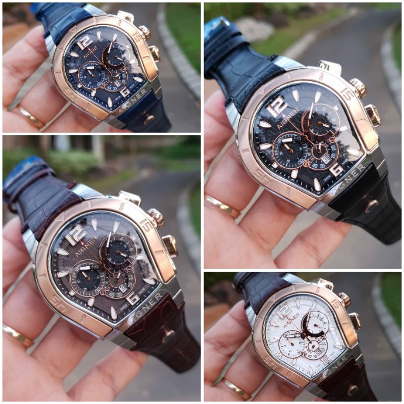 Jam Tangan Pria Aigner Palermo Leather