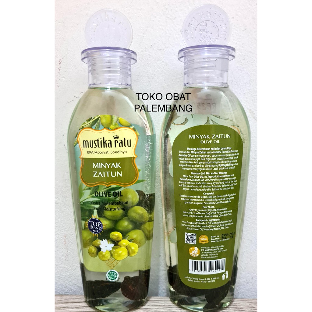 Minyak Zaitun Mustika Ratu Olive Oil 175ml Perawatan Kulit Indonesia