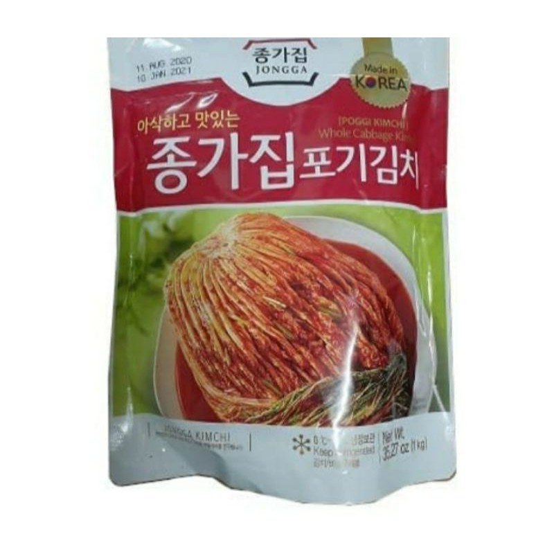 

Jongga whole Cabbage Kimchi / Poggi Kimchi 500gram